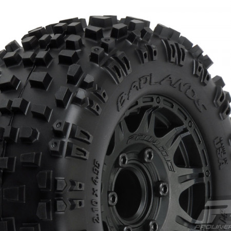 Proline Trencher X SC 2.2/3.0 Tyres On raid 6x30 Wheels Black (G-PRO1190-10)