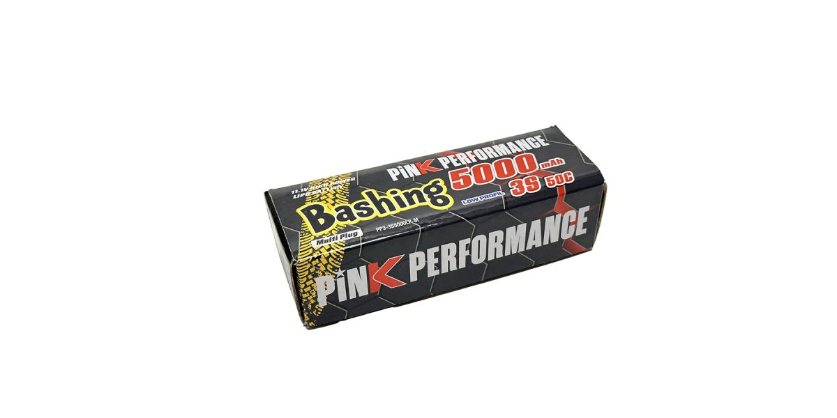 Pink Performance Bashing LiPo 3S 11.1V-5000-50C (Multi) LP (PP3-3S5000LP-M)