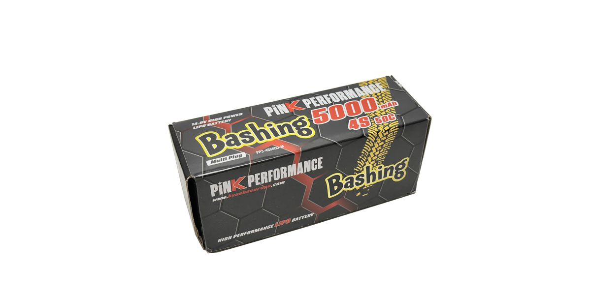 Pink Performance Bashing LiPo 4S 14.8V-5000-50C (Multi) (PP3-4S5000-M)