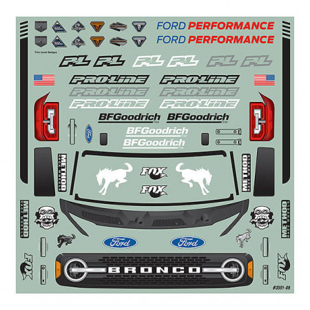 Proline 2021 Ford Bronco - Clear Body (G-PRO3591-00)