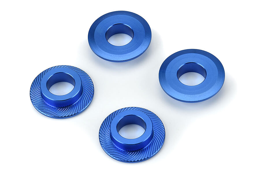 Proline X-Maxx Billet Adapter Washers Blue For Raid 5.7&quot; 24mm Wheels (G-PRO6379-00)