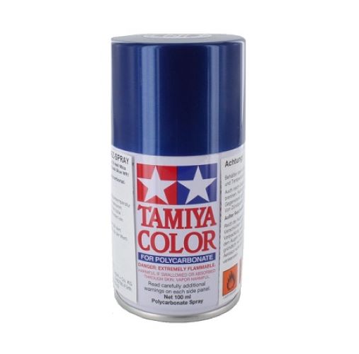 Tamiya PS Polycarbonate Clear Bodyshell Paint - Full Range - PS-59 Dark Metallic Blue