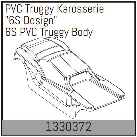 Absima 6S PVC Truggy Body ( AB 1330372)