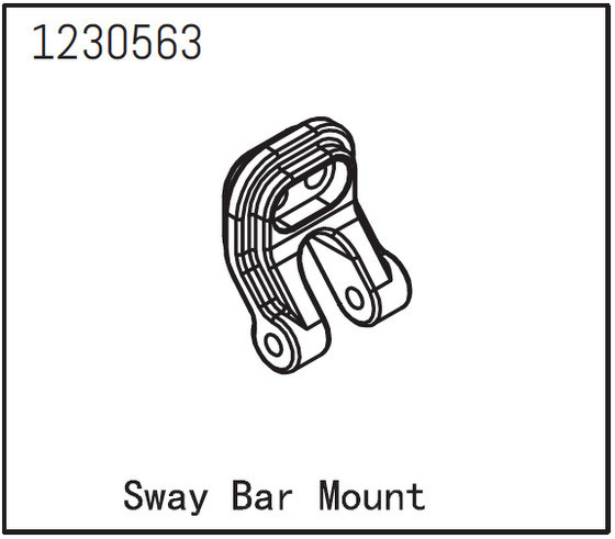Absima Sway Bar Mount ( AB 1230563)