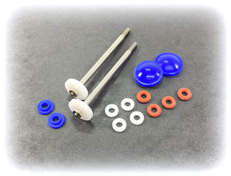 Absima Piston Rod Set F. 1:8 /100mm Dampers (2) ( AB 2330072)