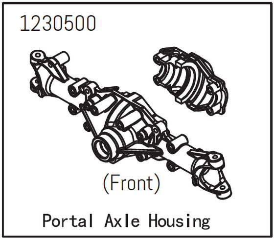 Absima Portal Axle Housing ( AB 1230500)