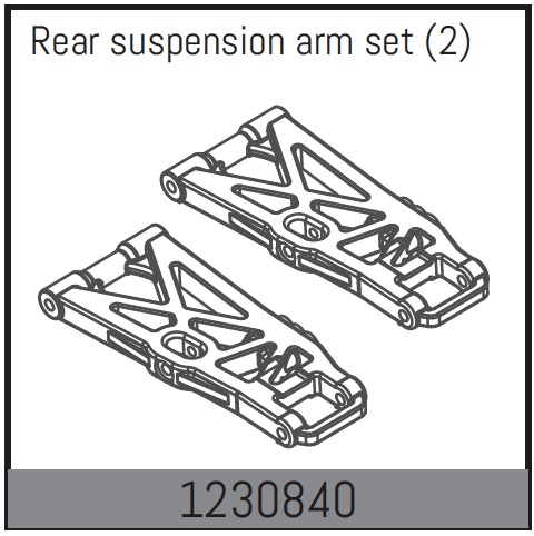 Absima Rear Suspension Arm (2) ( AB 1230840)