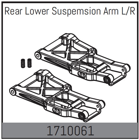 Absima Rear Lower Suspemsion Arm L/R ( AB 1710061)