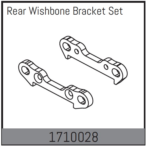 Absima Rear Wishbone Bracket Set  ( AB 1710028)