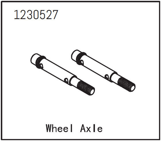 Absima Wheel AXLe (2) ( AB 1230527)