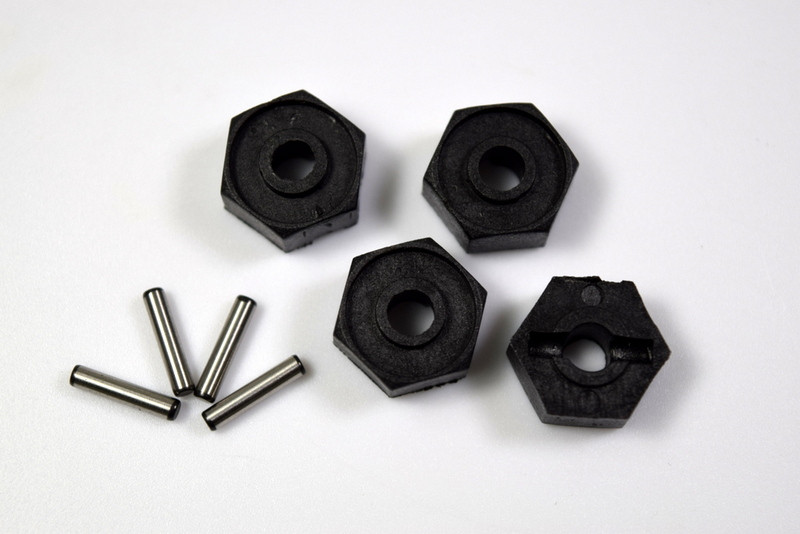 Absima Wheel Hex.W/Pins (2*10) ( AB 1230434)