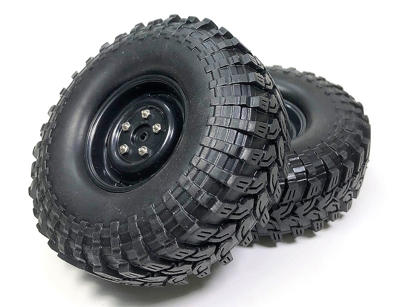 Absima Wheel Set Crawler &quot;Standard Sponge&quot; 110mm 1:10 (2) ( AB 2500034)