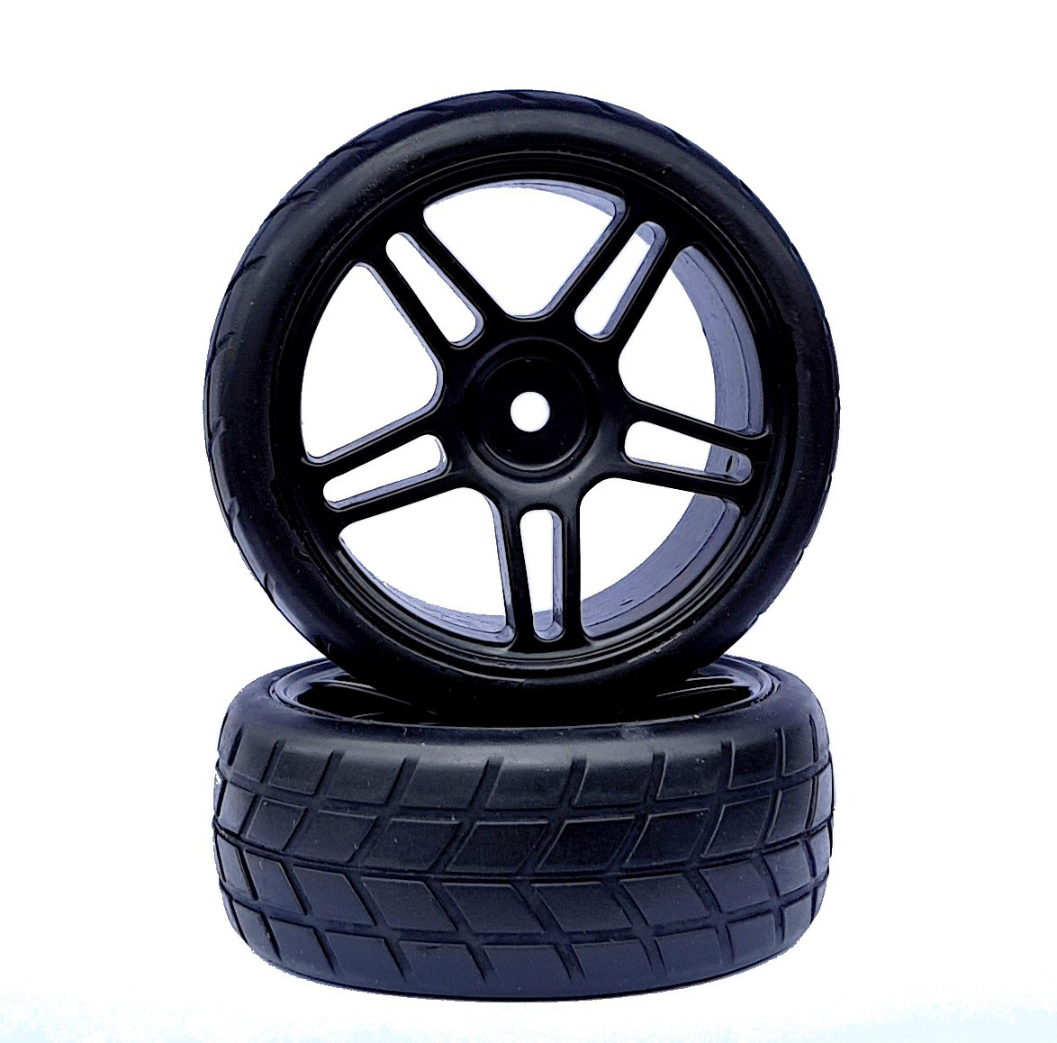 Absima Tire Set Glued (2) ATC 2.4 RTR/BL ( AB 1230207)