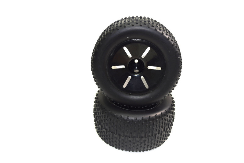 Absima Wheel Set Glued (2) AT2.4 RTR/BL/Kit ( AB 1230315)