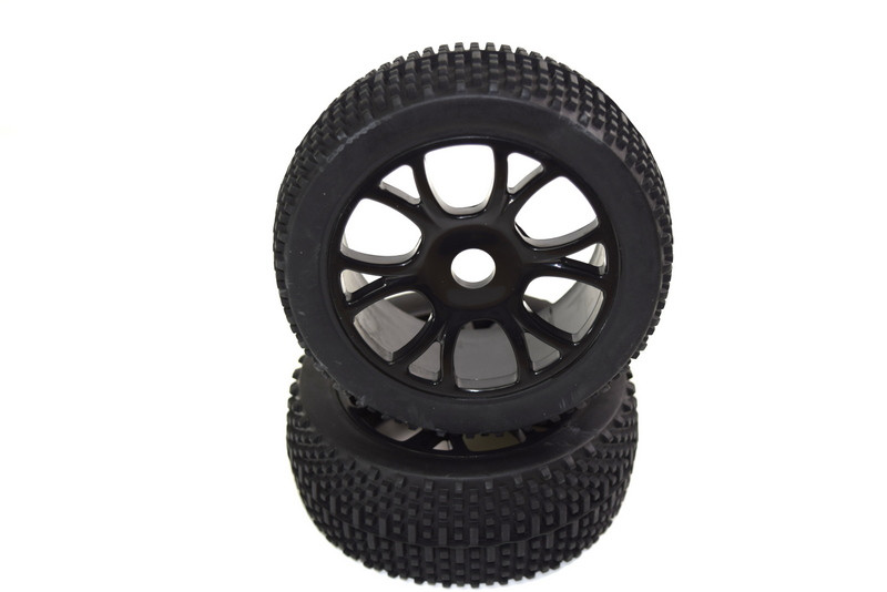 Absima Tire Set glued (2) AB2.8 BL ( AB 1330143)