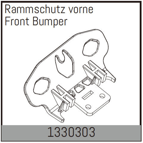 Absima Front Bumper ( AB 1330303)