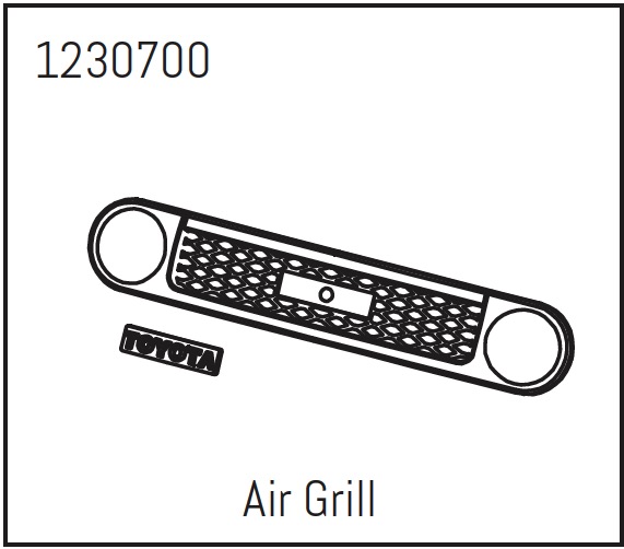 Absima Front Bumper - Khamba ( AB 1230700)