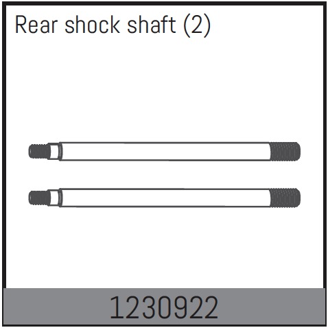 Absima Rear Shock Shaft (2) ( AB 1230922)