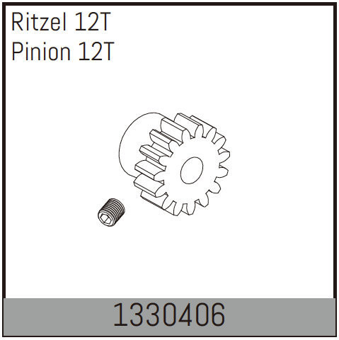 Absima Pinion 12T ( AB 1330406)
