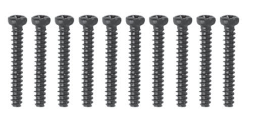 Absima Round Head Screws (2.8*20) ( AB 15-LS12)