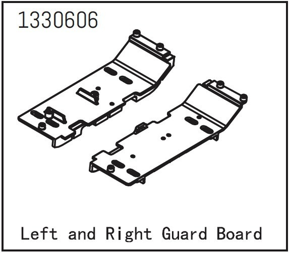 Absima Guard Board L/R - Yucatan ( AB 1330606)