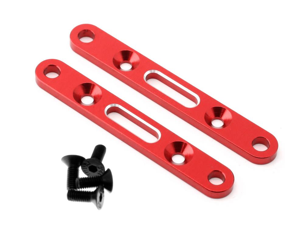 SC Models Aluminium Front &amp; Rear Suspension Arm Mount - Red, Arrma 4S (SCDTAR18024R)