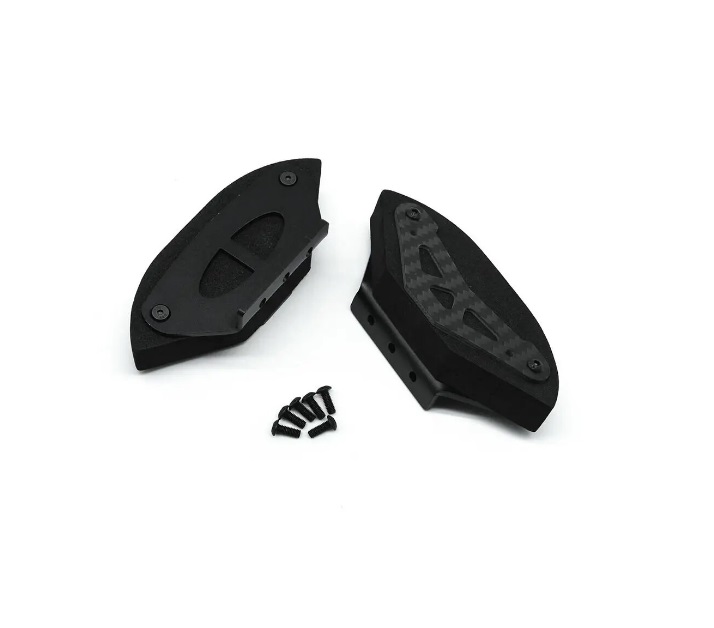 SC Models Tamiya TT01 Front &amp; Rear Sponge Bumper With Carbon Fibre Plate (SCDTT01020)