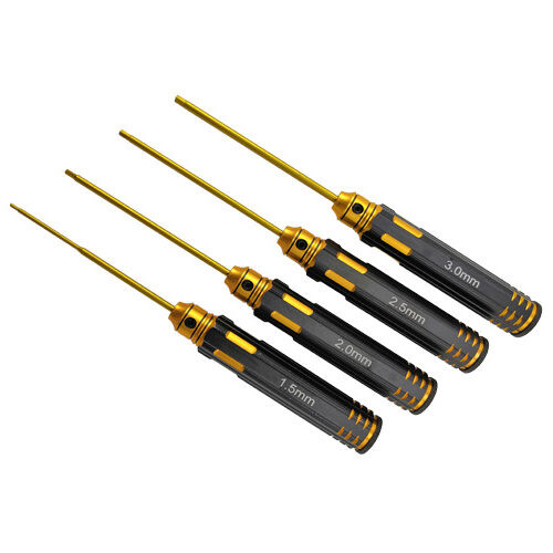 SC Models Hardened Metric Hex Driver Set (4) (SCDTT11006)
