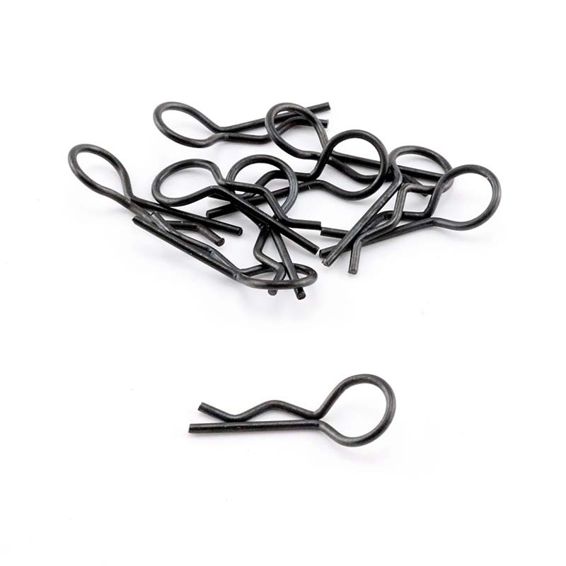 SC Models Medium Body Clips - Black (10) (SCFOP028BK)