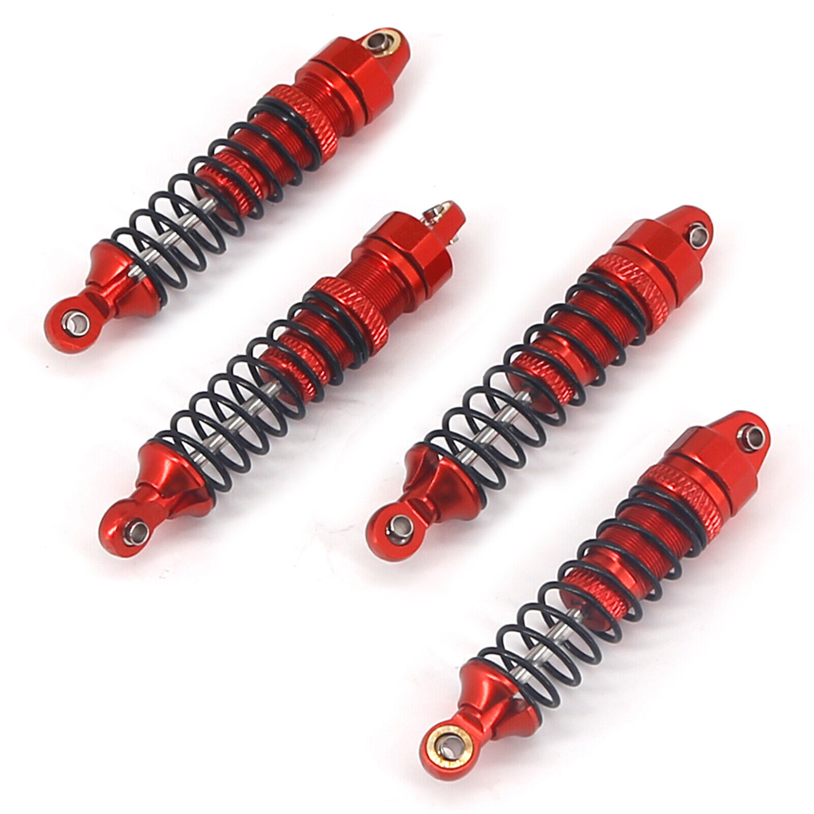 SC Models Aluminium Shock Set 60mm Red - 1:18th Cars, Arrma Granite Grom (SCKAGG10C)
