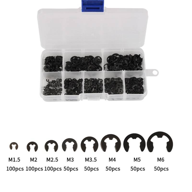 SC Models E Clips 1.5 to 6mm - 550pcs (SCLFLOP104)