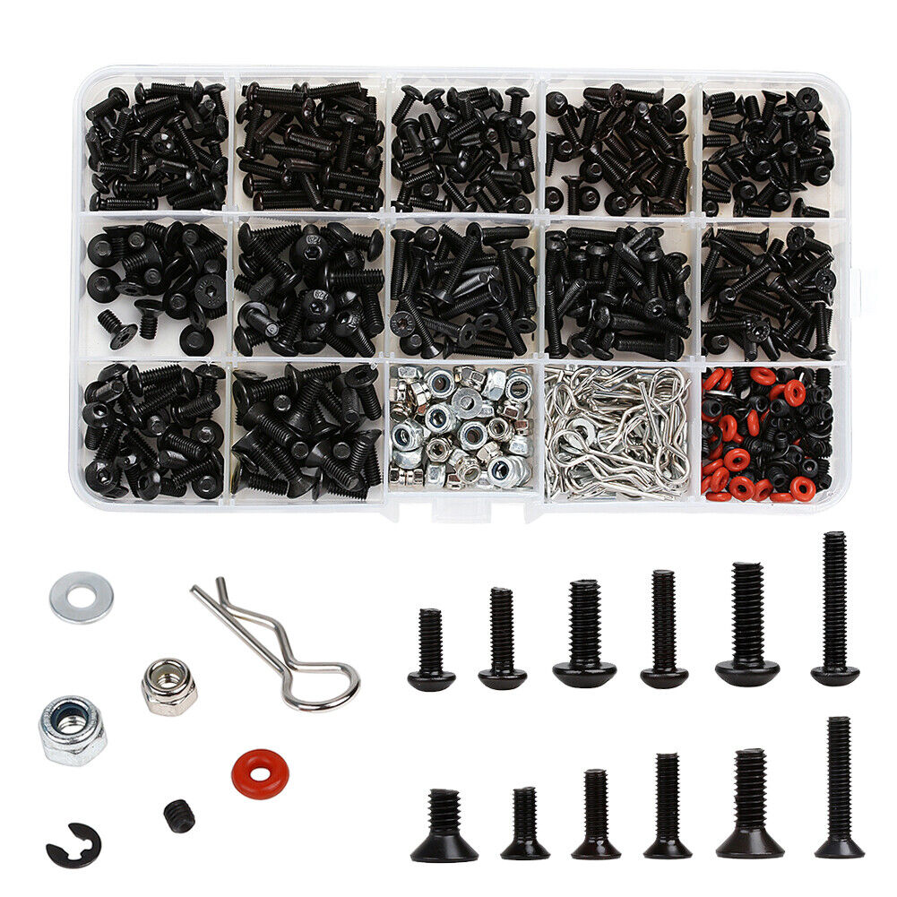 SC Models M3, M4, Screw Set 500Pcs (SCLFOP1301)