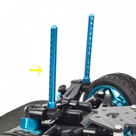 SC Models Tamiya TT02 Aluminium Alloy Body Post &amp; Mount - Blue (SCLFTT02050B)