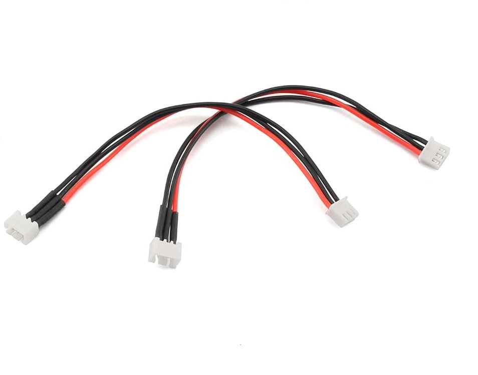 SC Models JST-XH 2S Balance Ext Leads 10cm 3pin - 2pcs (SCM2S)