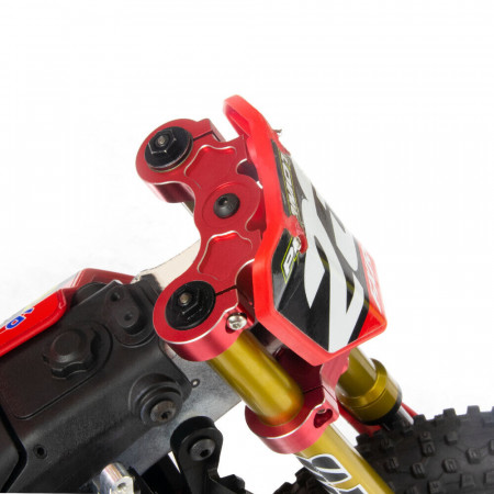 SC Models Aluminum Triple Clamp Set, Losi Promoto - Blue (SCPMX1404D)