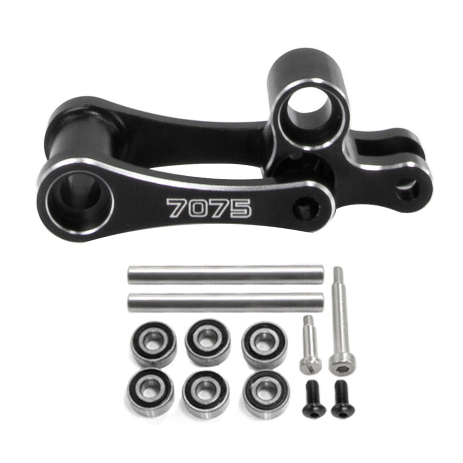 SC Models Aluminum Rear Knuckle &amp; Pull Rod, Losi Promoto - Black (SCPMX1405A)