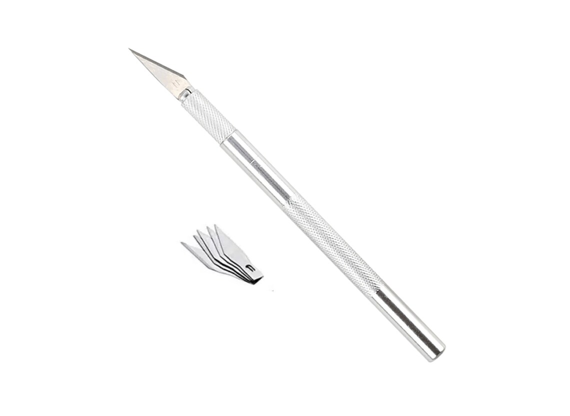 SC Models Precision Craft Knife with 5 Extra Blades &amp; Safety Cap (SCVGCUT002)