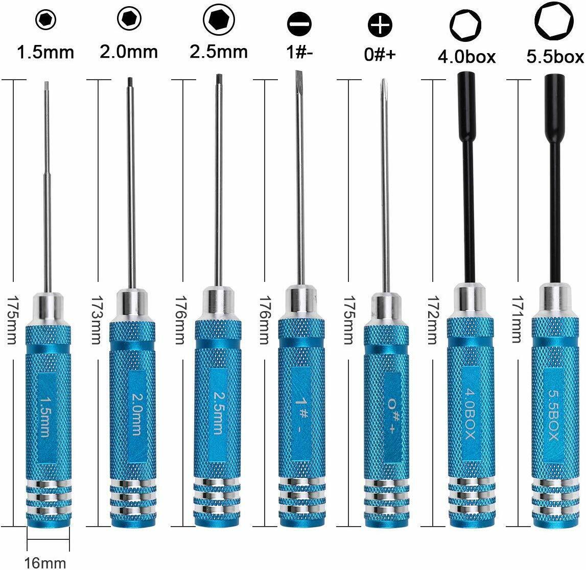 SC Models 10 Pcs RC Tool Set (SCYZF002)