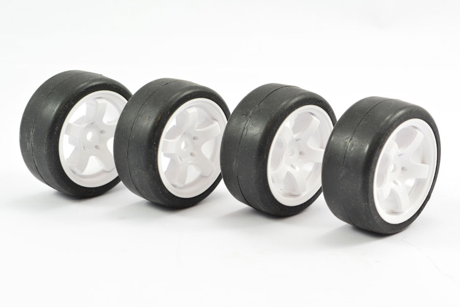 Sweep Mini Pre Glued Set Tyres 33Deg (4) (SWP-MN33PG)
