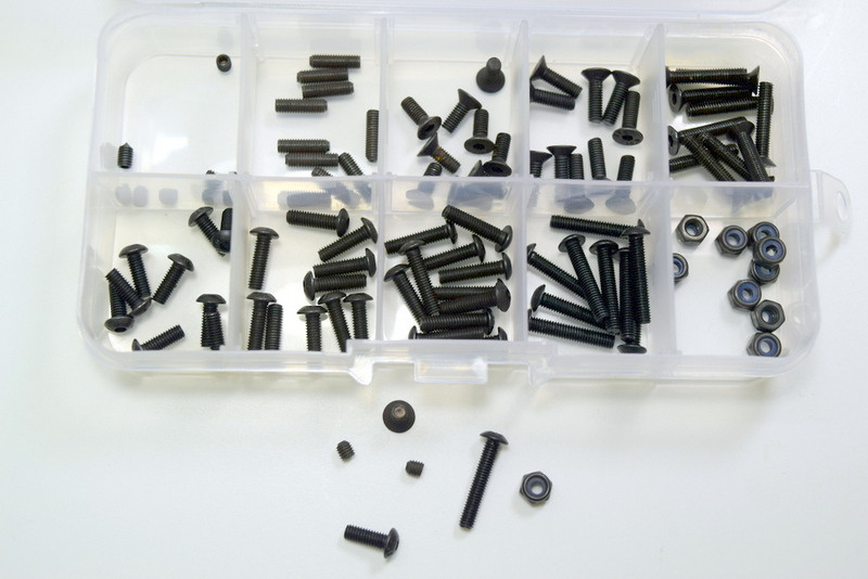 Absima Screw Assortment Box For 1:10 Scale (100 Pcs.) ( AB 3020001)