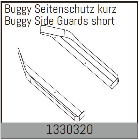 Absima Side Guards Short ( AB 1330320)