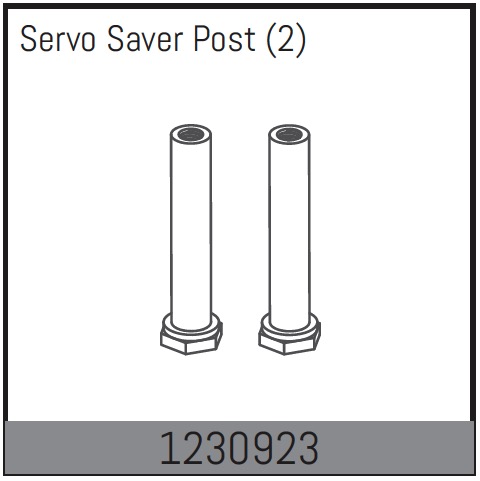 Absima Servo Saver Post (2) ( AB 1230923)
