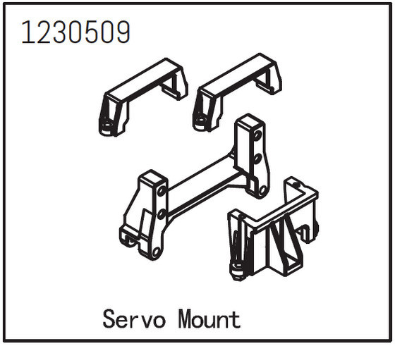 Absima Servo Mount ( AB 1230509)