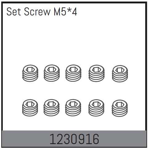 Absima Set Screw M5*4 ( AB 1230916)
