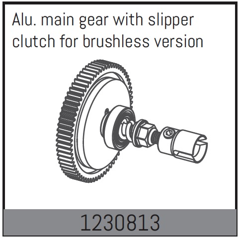 Absima Slipper Clutch With CNc Main Gear ( AB 1230813)
