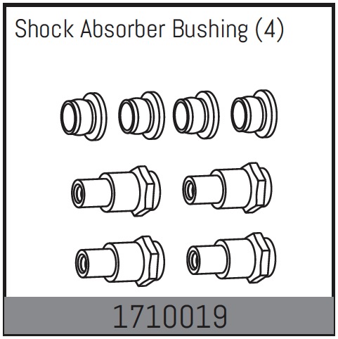 Absima Shock Absorber Bushing (4) ( AB 1710019)