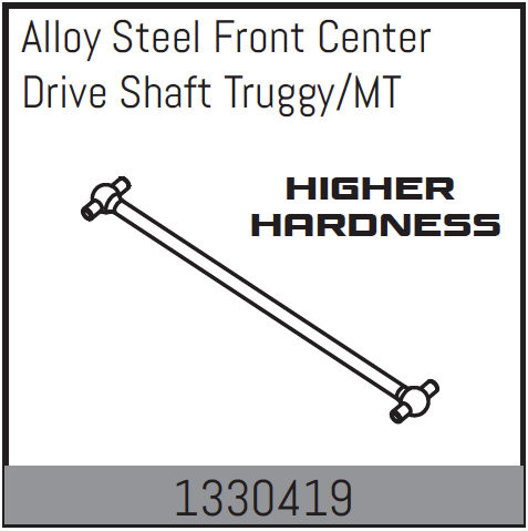 Absima Alloy Steel Front Center Drive Shaft Truggy/Mt ( AB 1330419)