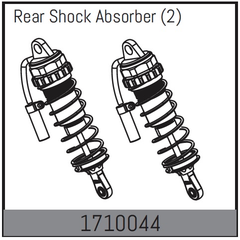 Absima Rear Shock Absorber (2) ( AB 1710044)