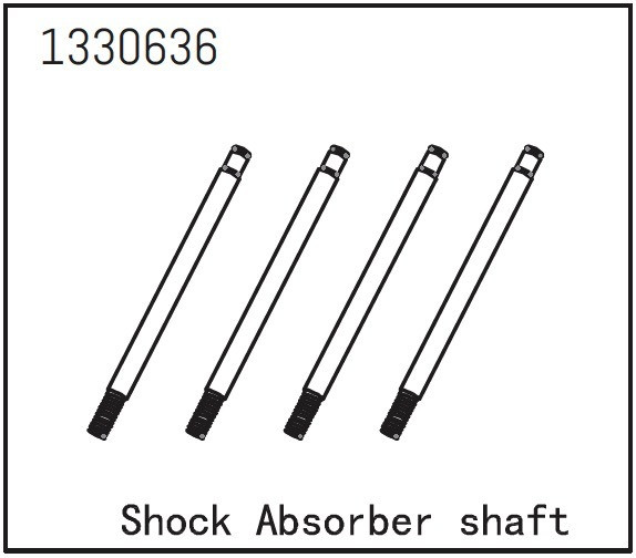 Absima Shock Absorber Shaft (4) - Yucatan ( AB 1330636)