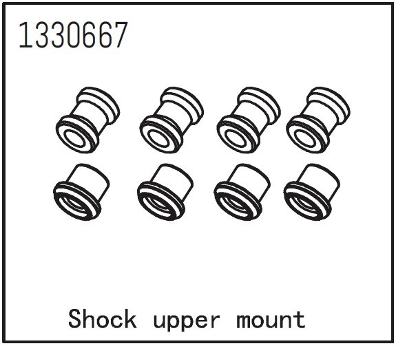 Absima Shock Upper Mount - Yucatan ( AB 1330667)